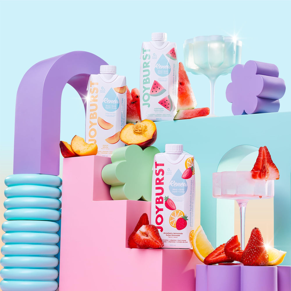 JOYBURST eco-friendly tetra Pak packaging spotlighting sustainability for daily hydration