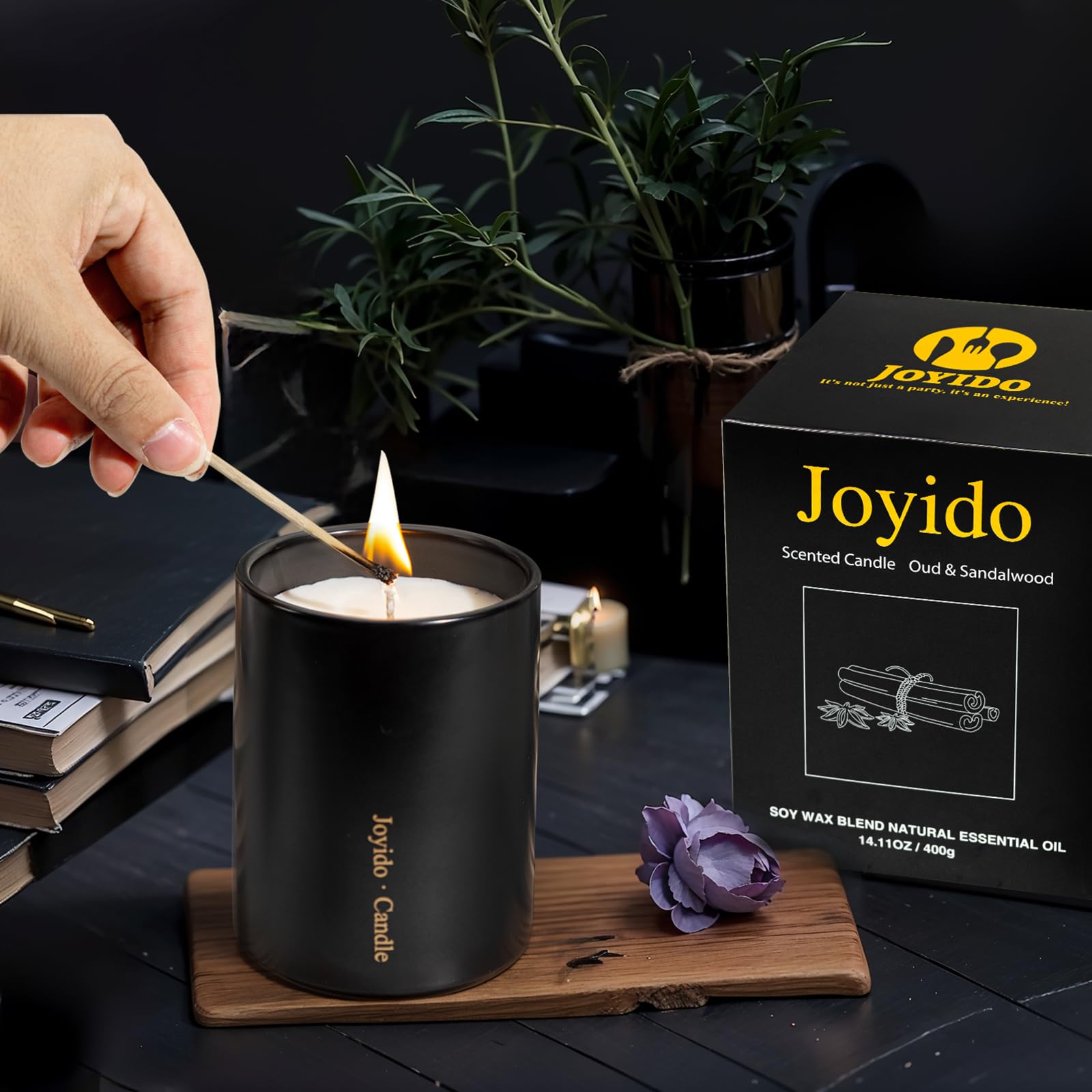 Joyido room ambience with Oud & Sandalwood creates tranquil living spaces