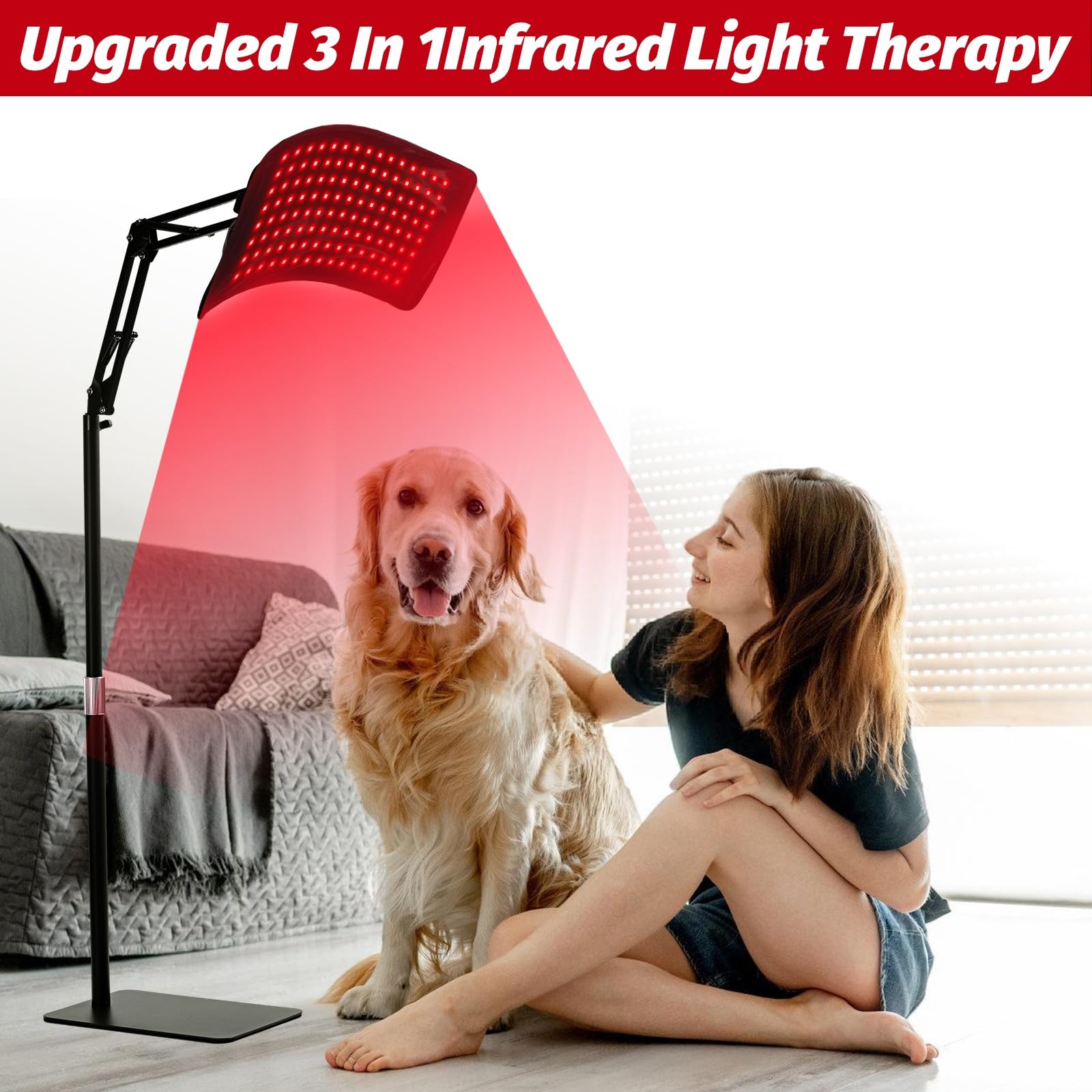 JoyJoint full-body coverage pad illuminates back and limbs