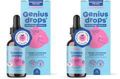 JoySpring Genius Drops Smartberry Vanilla bottle with dropper for easy daily dosage.