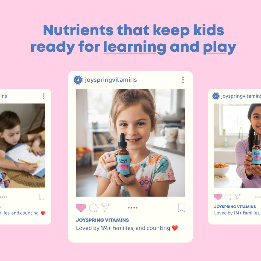 Serving ready for homework time with a kid-friendly daily dose.
