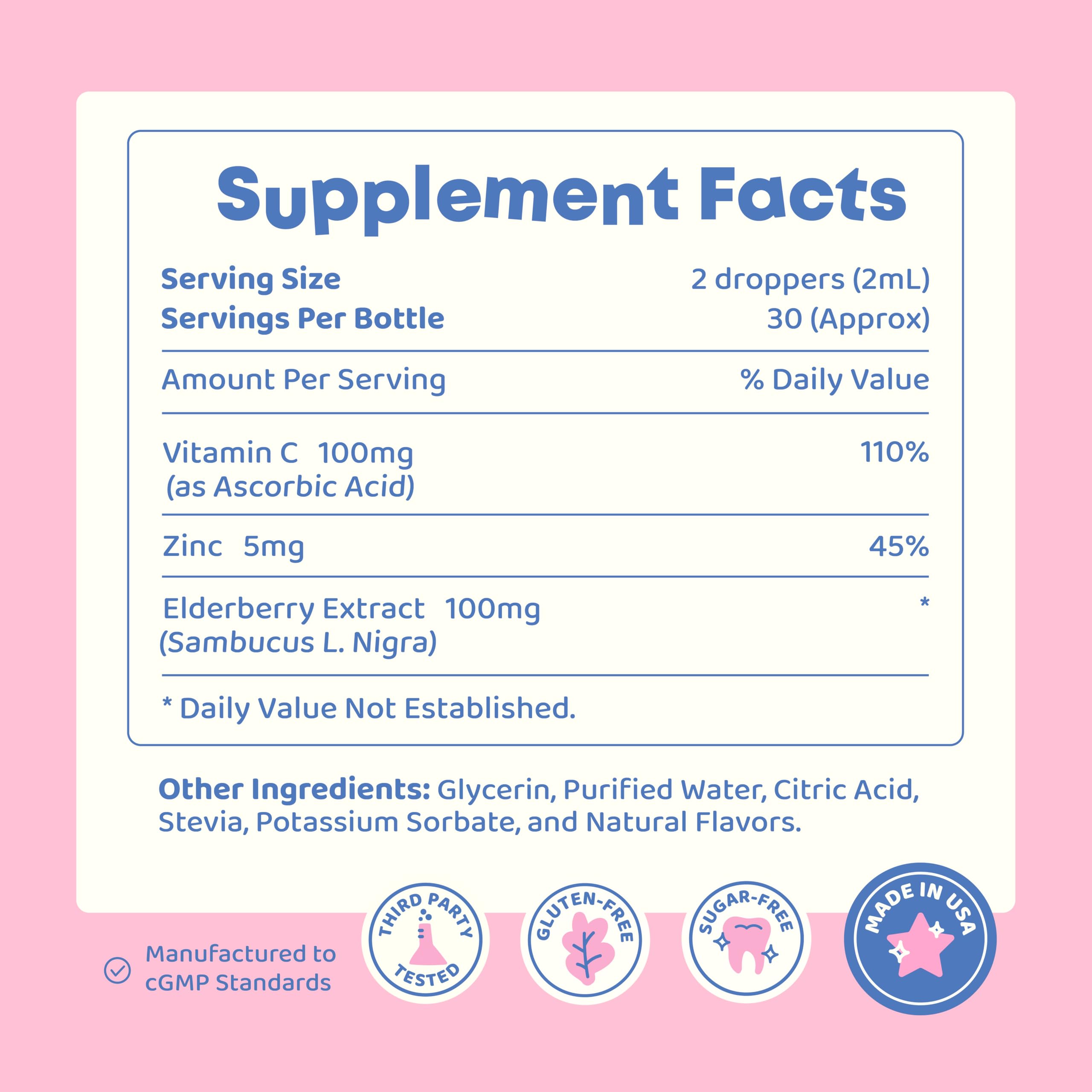 JoySpring gluten-free vegan label on bottle for allergy-aware choice