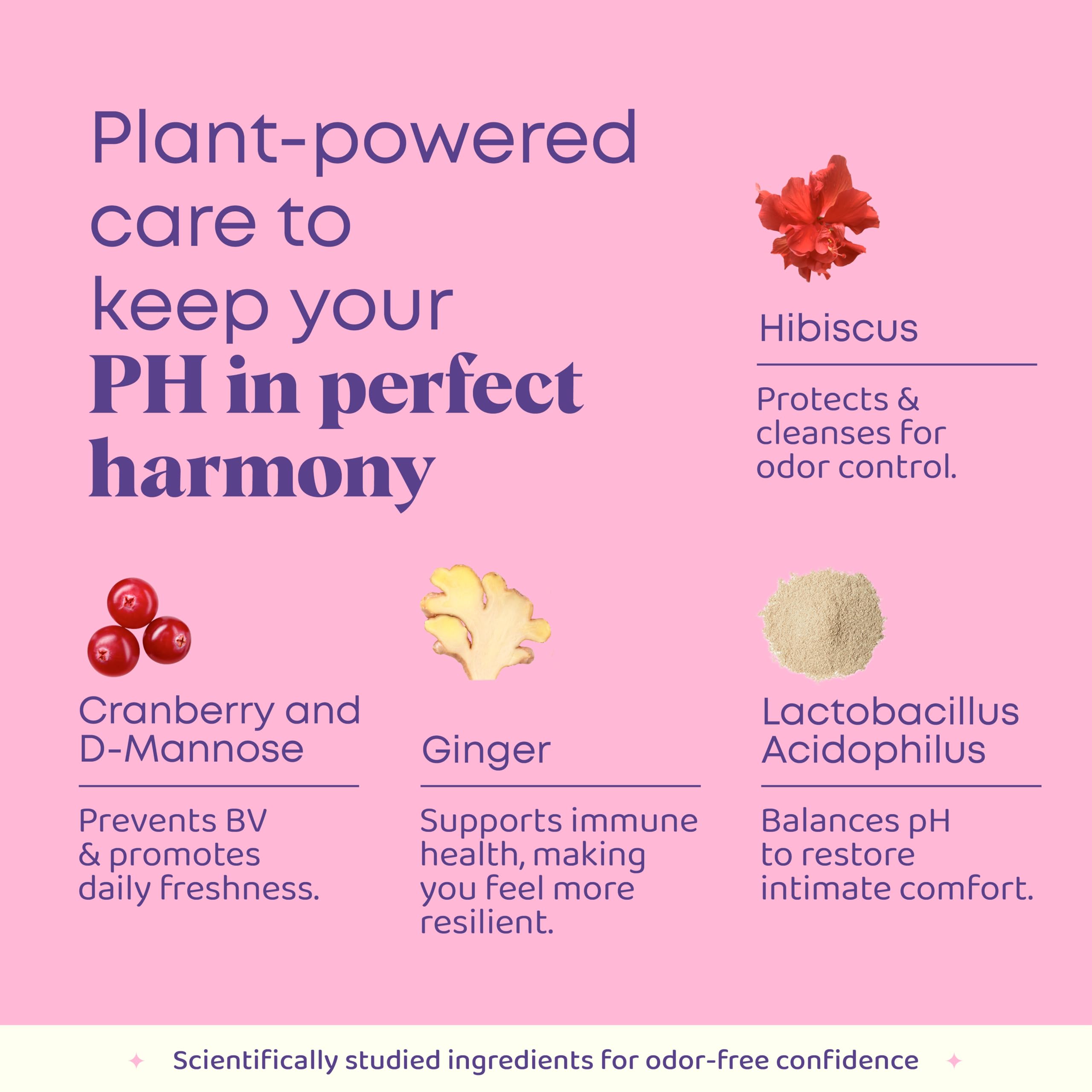 JoySpring hibiscus note signaling urinary tract support and refreshing flavor