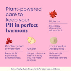 JoySpring hibiscus note signaling urinary tract support and refreshing flavor