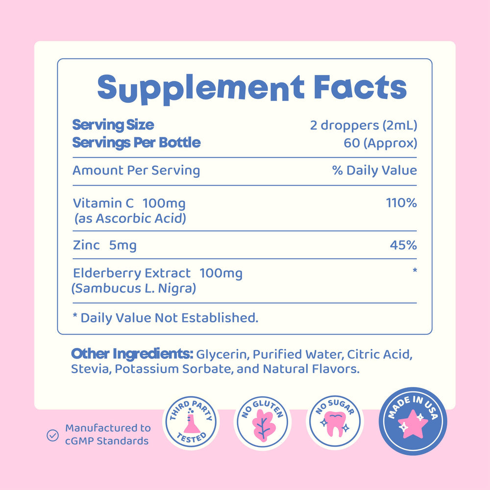 JoySpring liquid supplement mixed into juice to aid daily routine