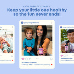 JoySpring US-made bottle emphasizing clean, non-GMO ingredients