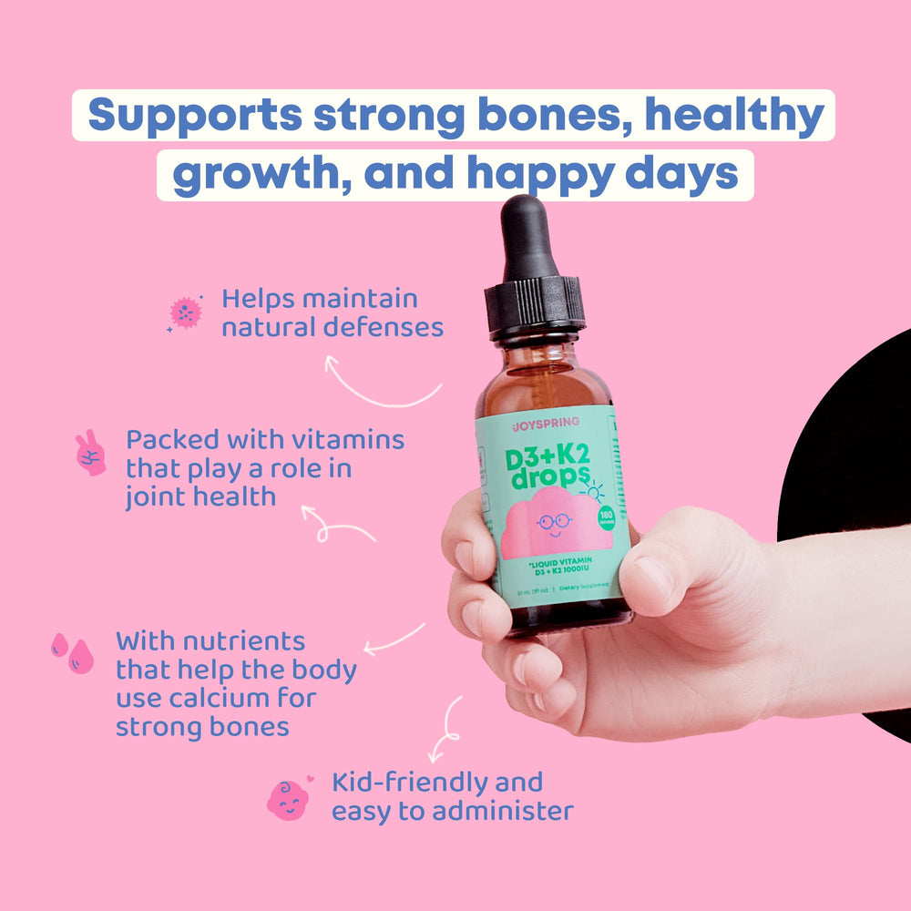 JoySpring US-made vitamin D3 drops for quality you can trust