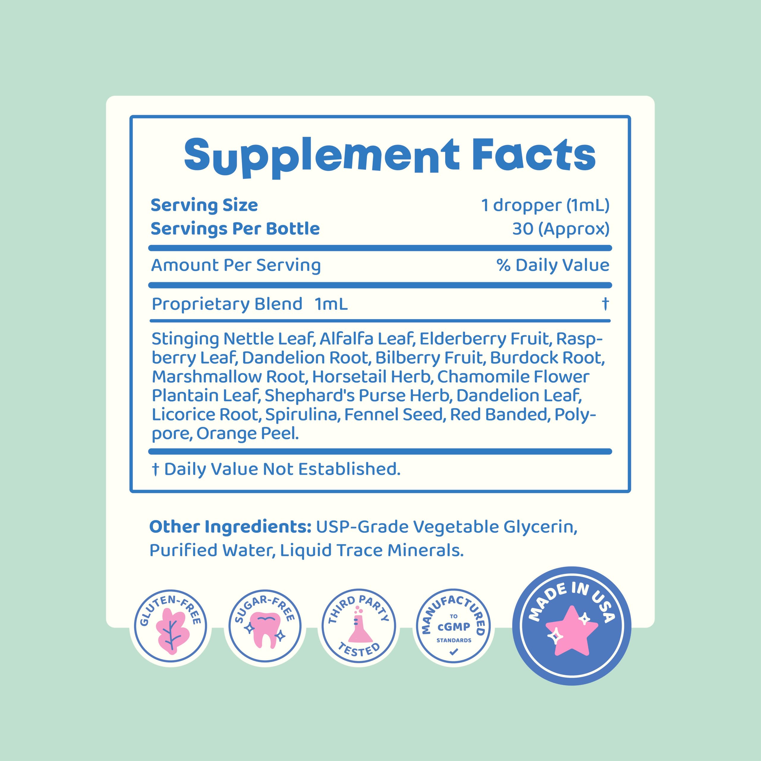 JoySpring Vital Vits non-GMO gluten-free formula for sensitive eaters