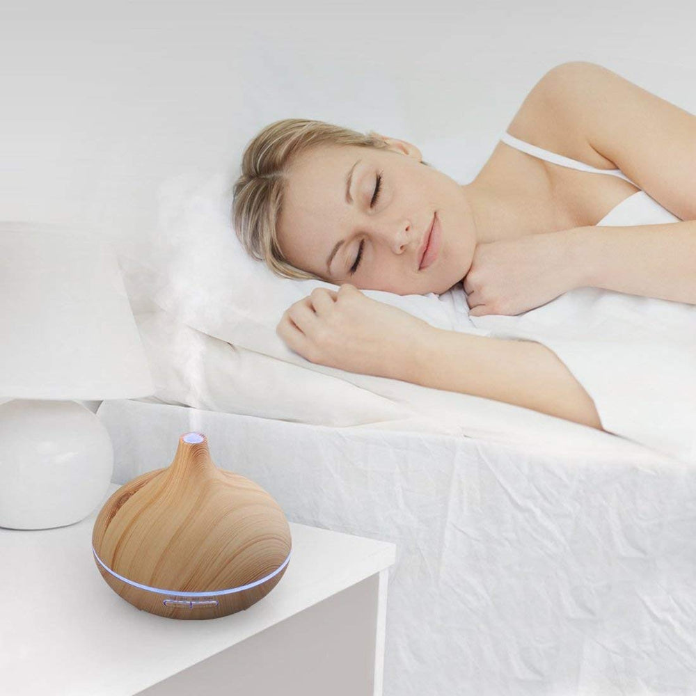 JoySusie diffuser remote control enables easy timer adjustments from across the room.