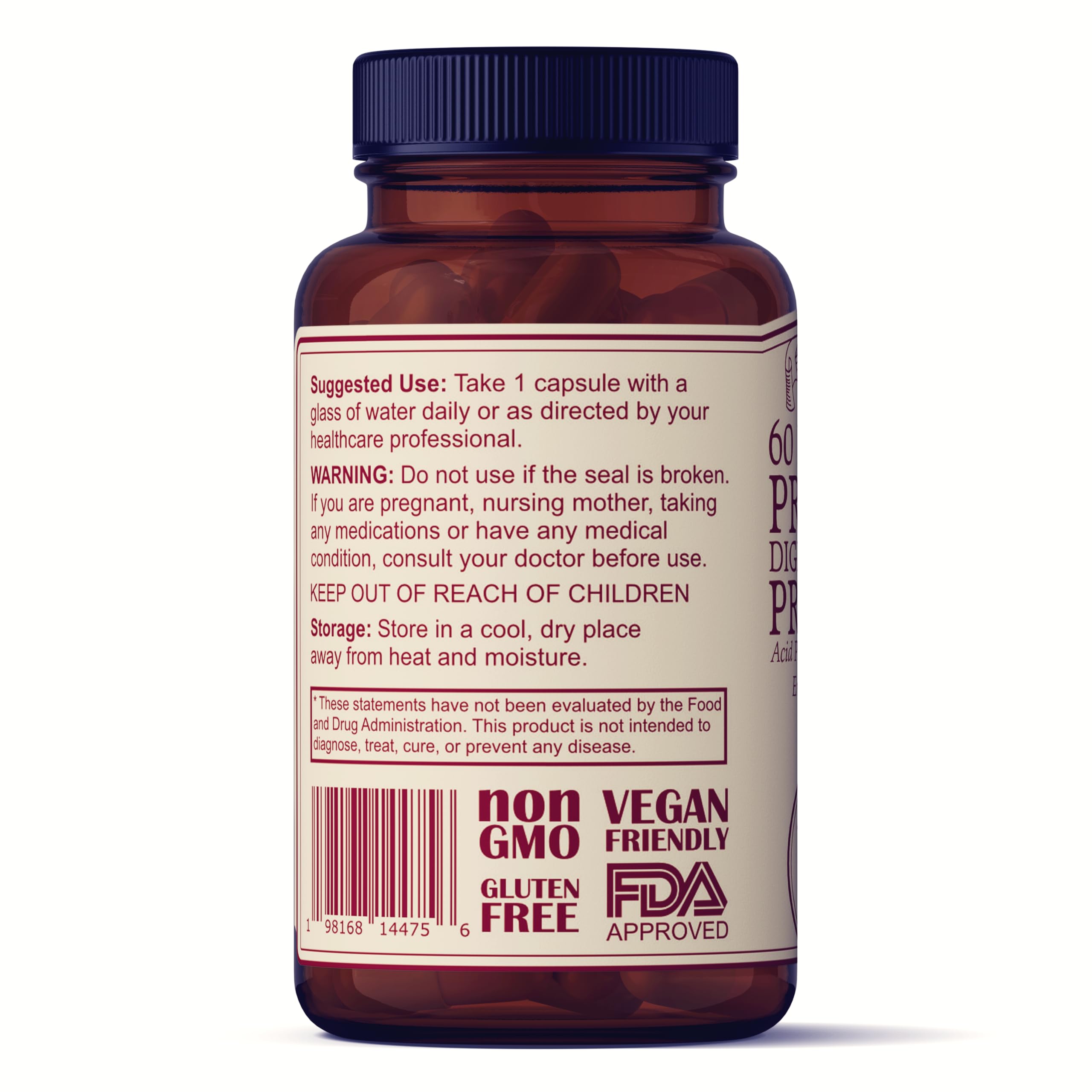 J.P. Nutraceuticals Dr. Josif Pancic delayed-release capsules protect probiotics from stomach acid.