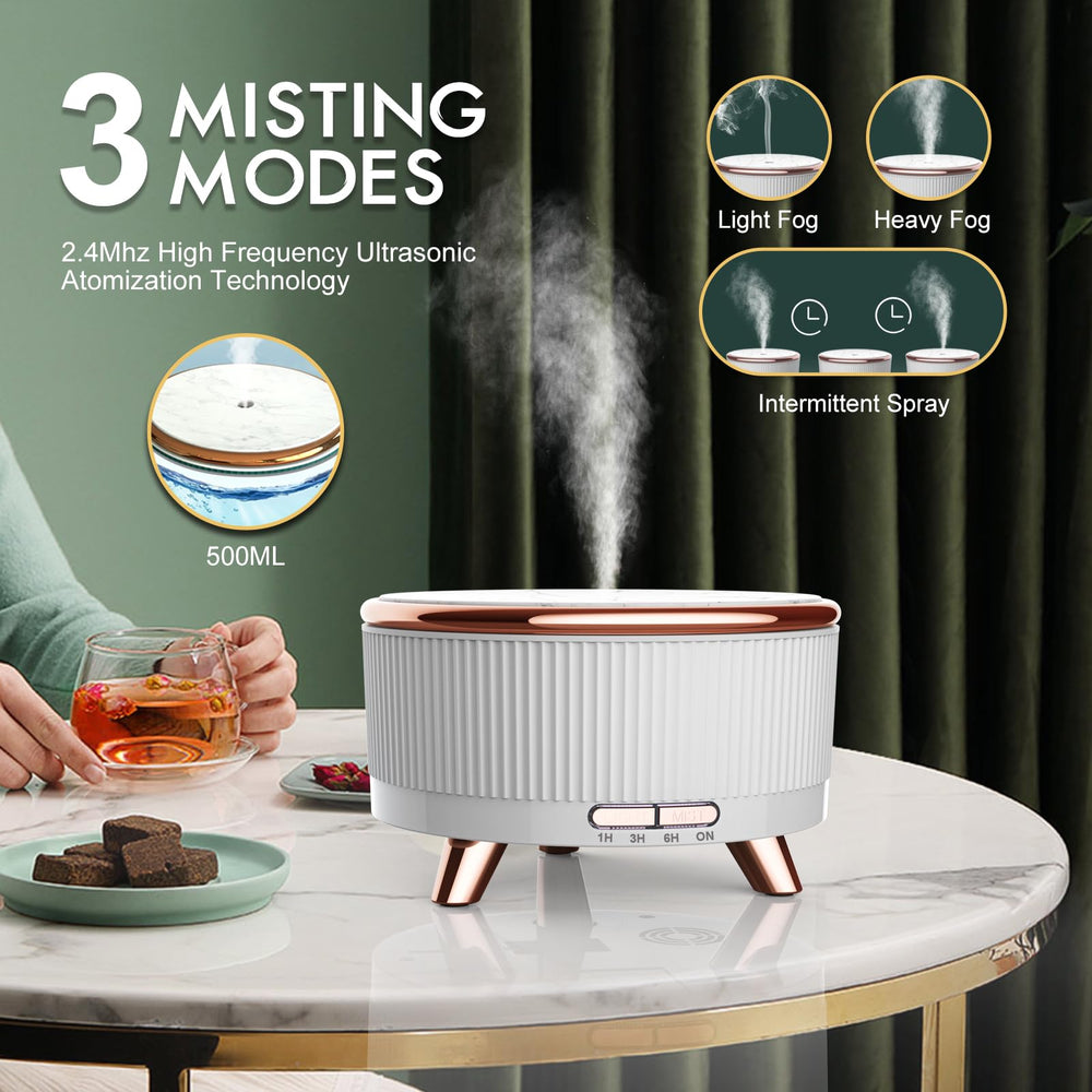 JPORD diffuser with remote control for easy mist and light adjustments