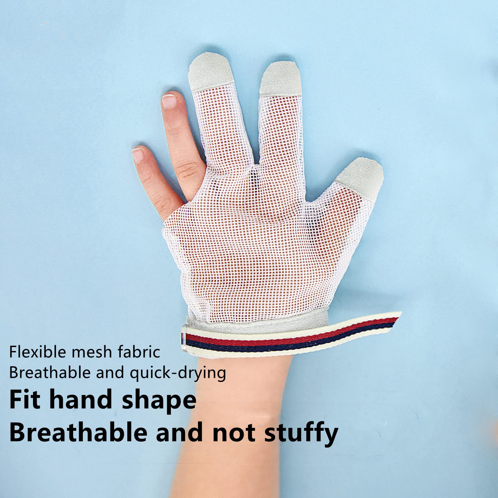 JRBJPDJ breathable fabric gloves for thumb-sucking prevention
