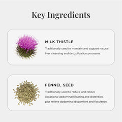JSHealth Detox Liver milk thistle plant imagery suggesting traditional liver support.