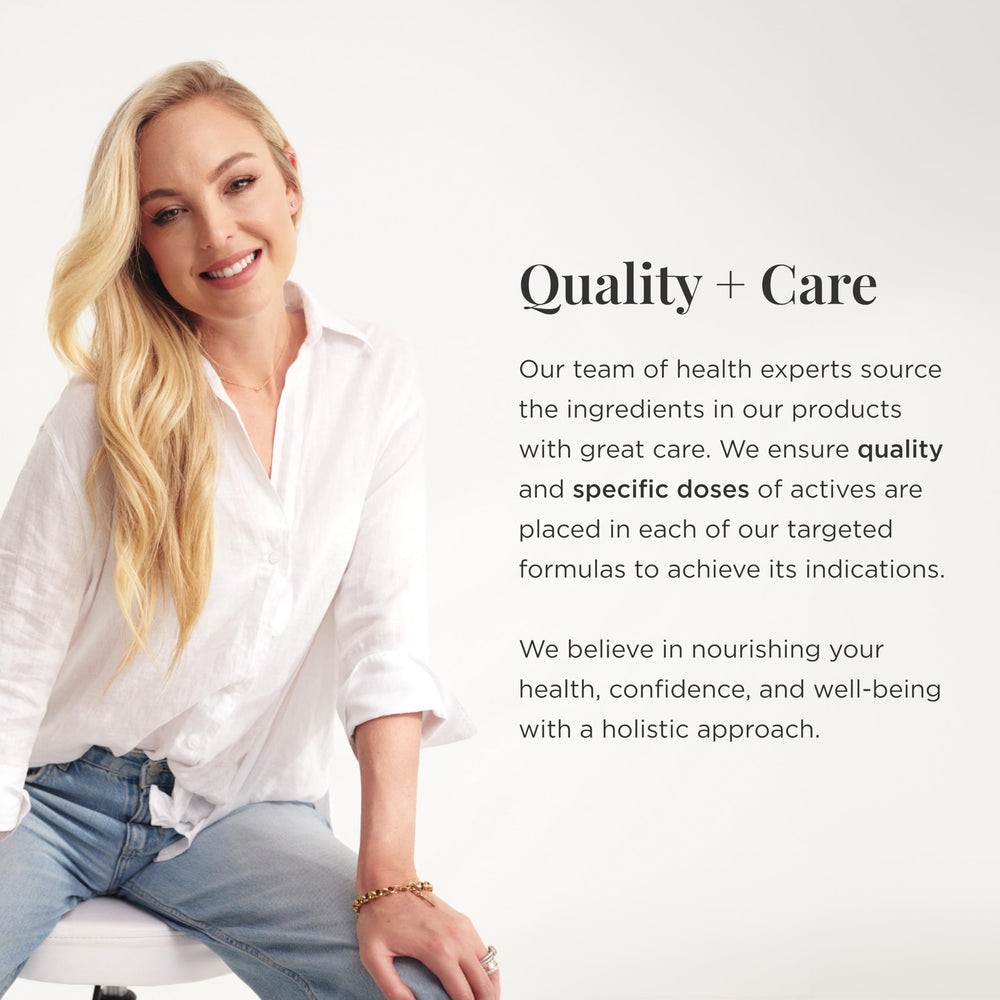 JSHealth Lean+ lifestyle shot with glass and scoop communicates an easy supplementation routine.