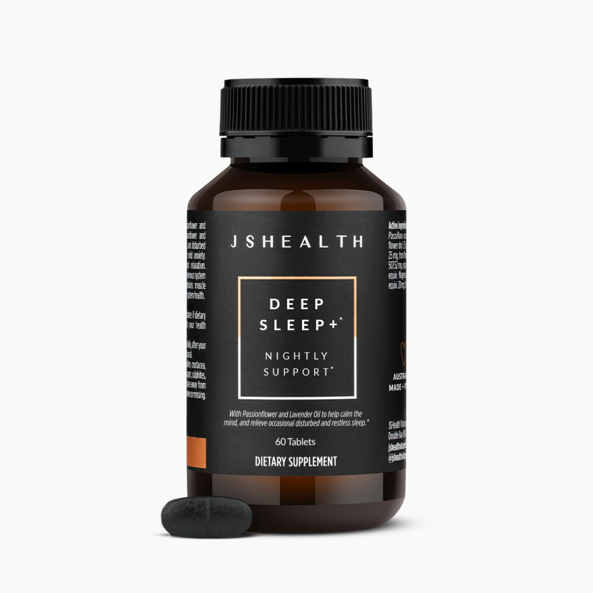 JSHealth Sleep Aid bottle with lavender for calm evenings