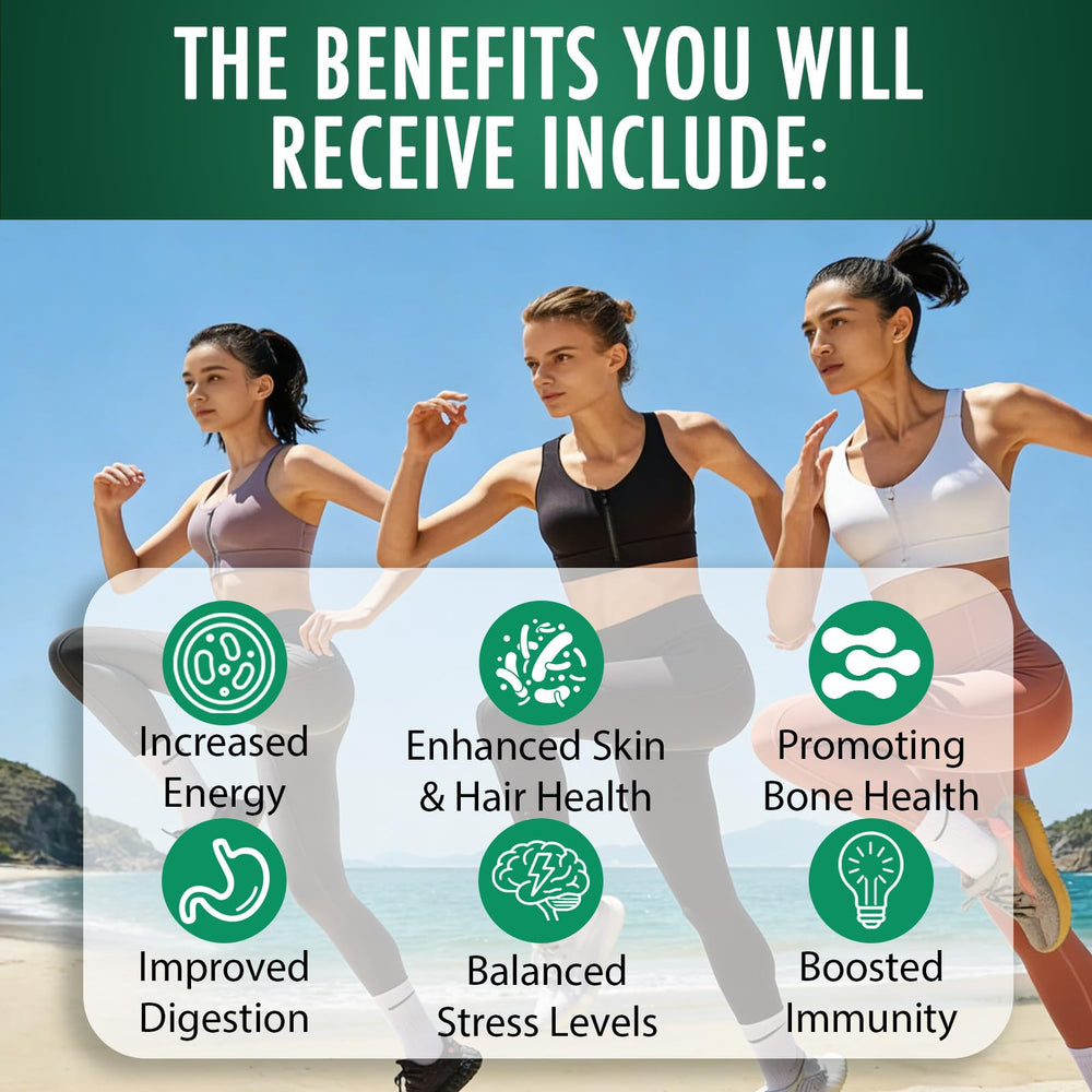 JTEVEweu Burdock Root capsules for mineral support and skin health.