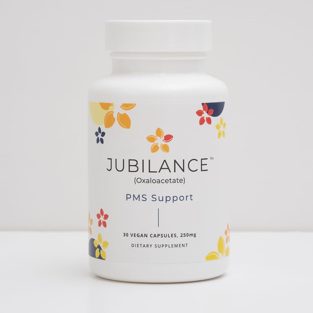 Jubilance PMS Support capsule daily dose for easy one-per-day routine.