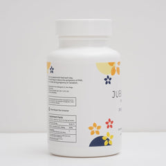 Jubilance PMS Support packaging new look communicates a clean cycle companion.