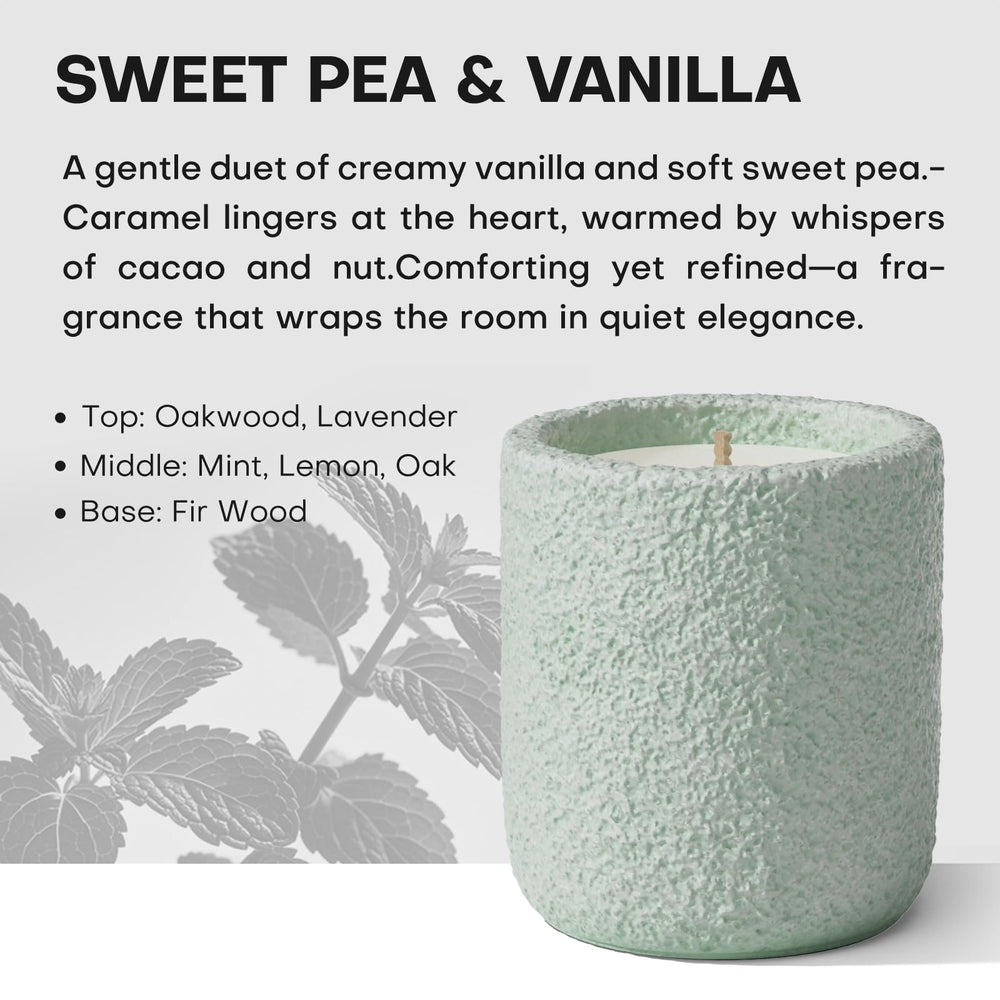 JueOne cement jar texture with polished and eroded finish for modern decor.