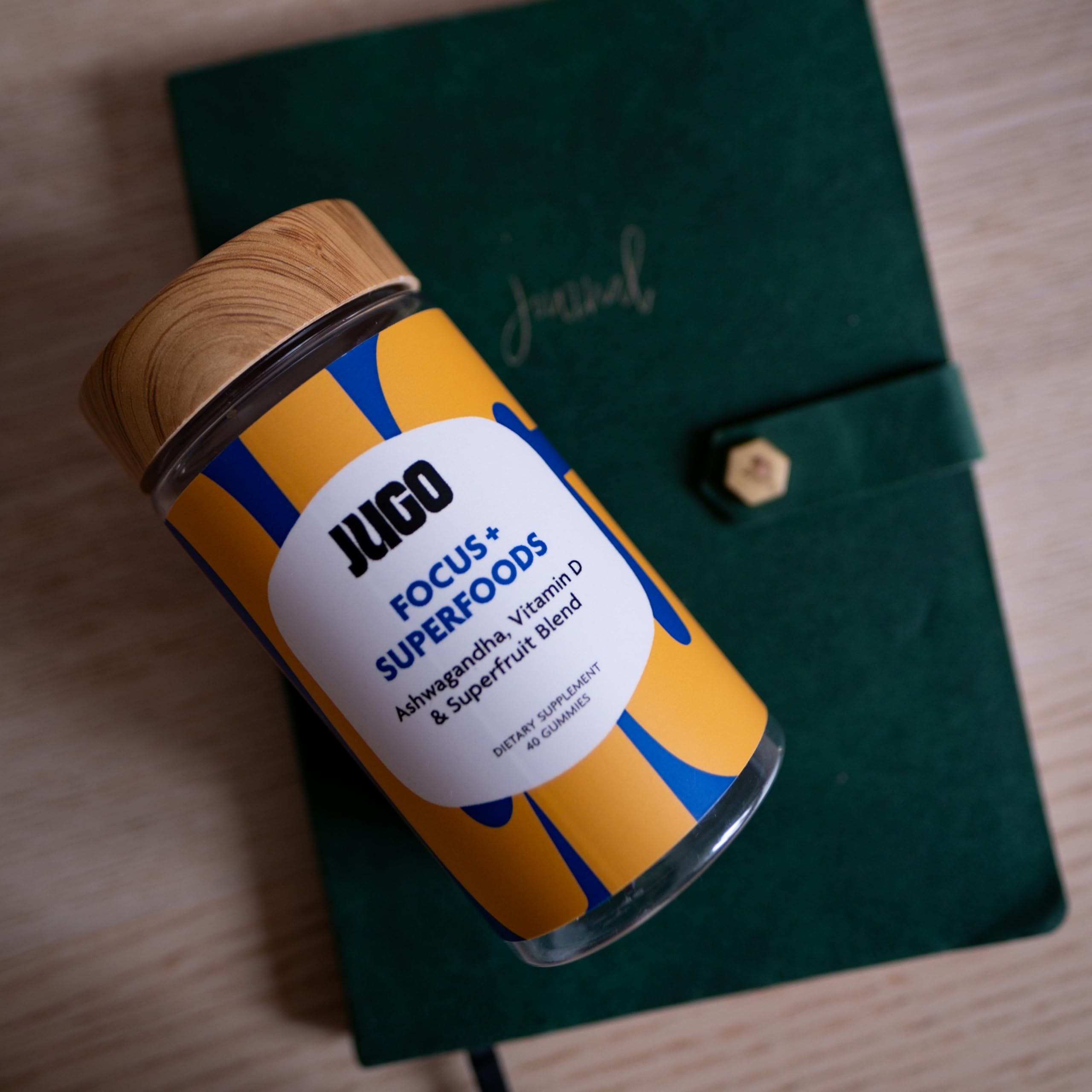 JUGO Gluten-free and gelatin-free visual emphasizes clean formula