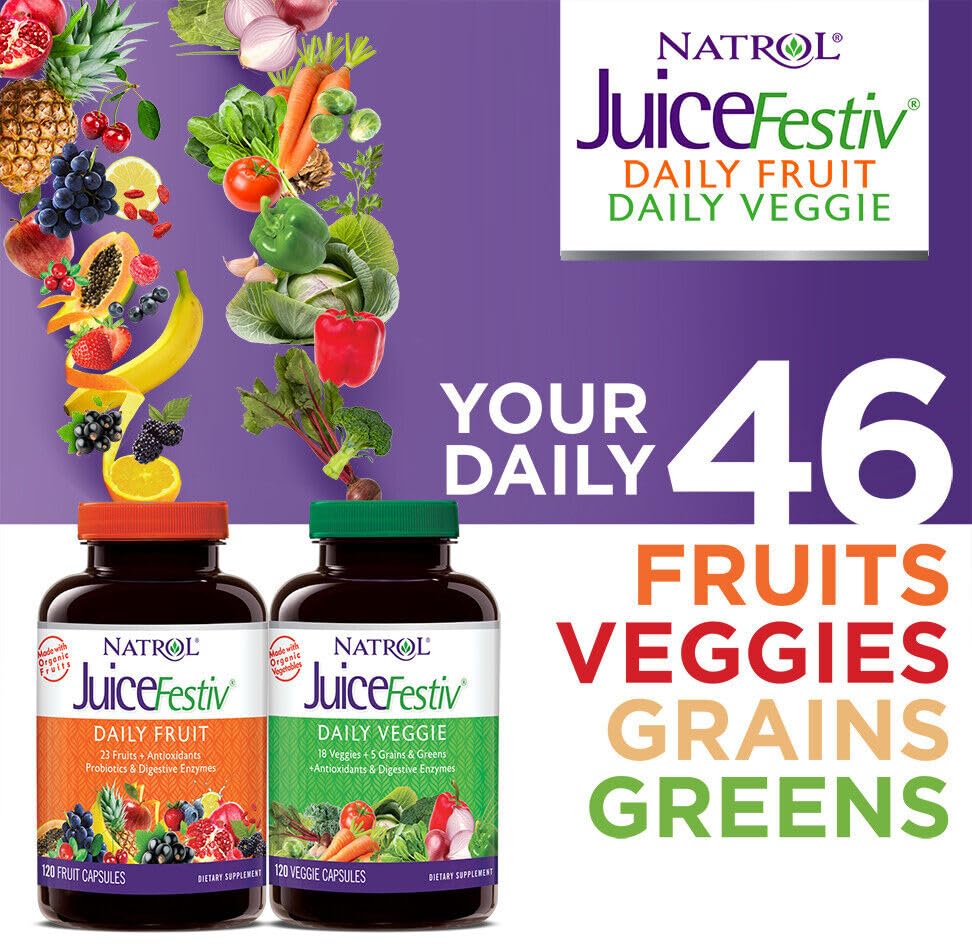 Juice Festiv fruits and vegetables blend showing diverse ingredients with balanced nutrition.