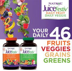 Juice Festiv fruits and vegetables blend showing diverse ingredients with balanced nutrition.
