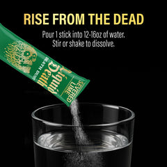 On-the-go Juicy Mixes Death Dust packets for convenient hydration anywhere.