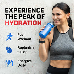 Juicy Mixes PeakH2O Ice Pop packet back with electrolyte and vitamin details