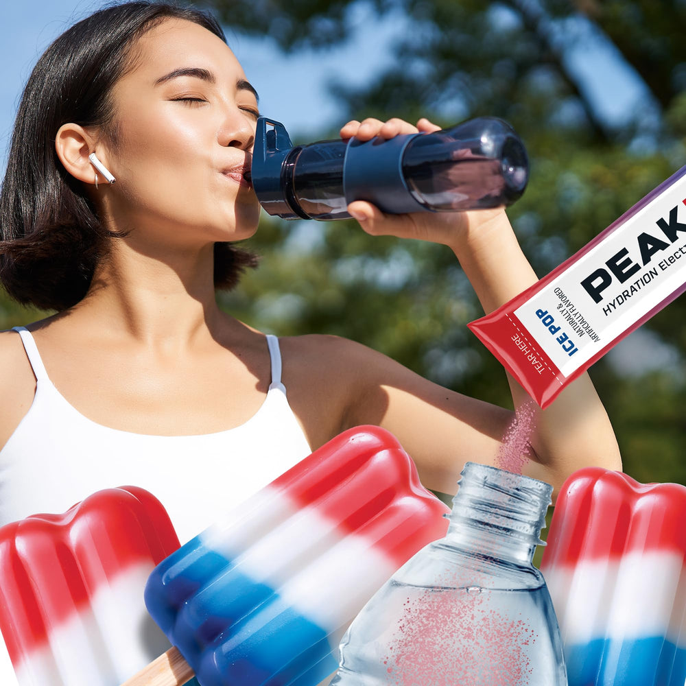 Juicy Mixes PeakH2O On-the-go pack ideal for gym and travel hydration