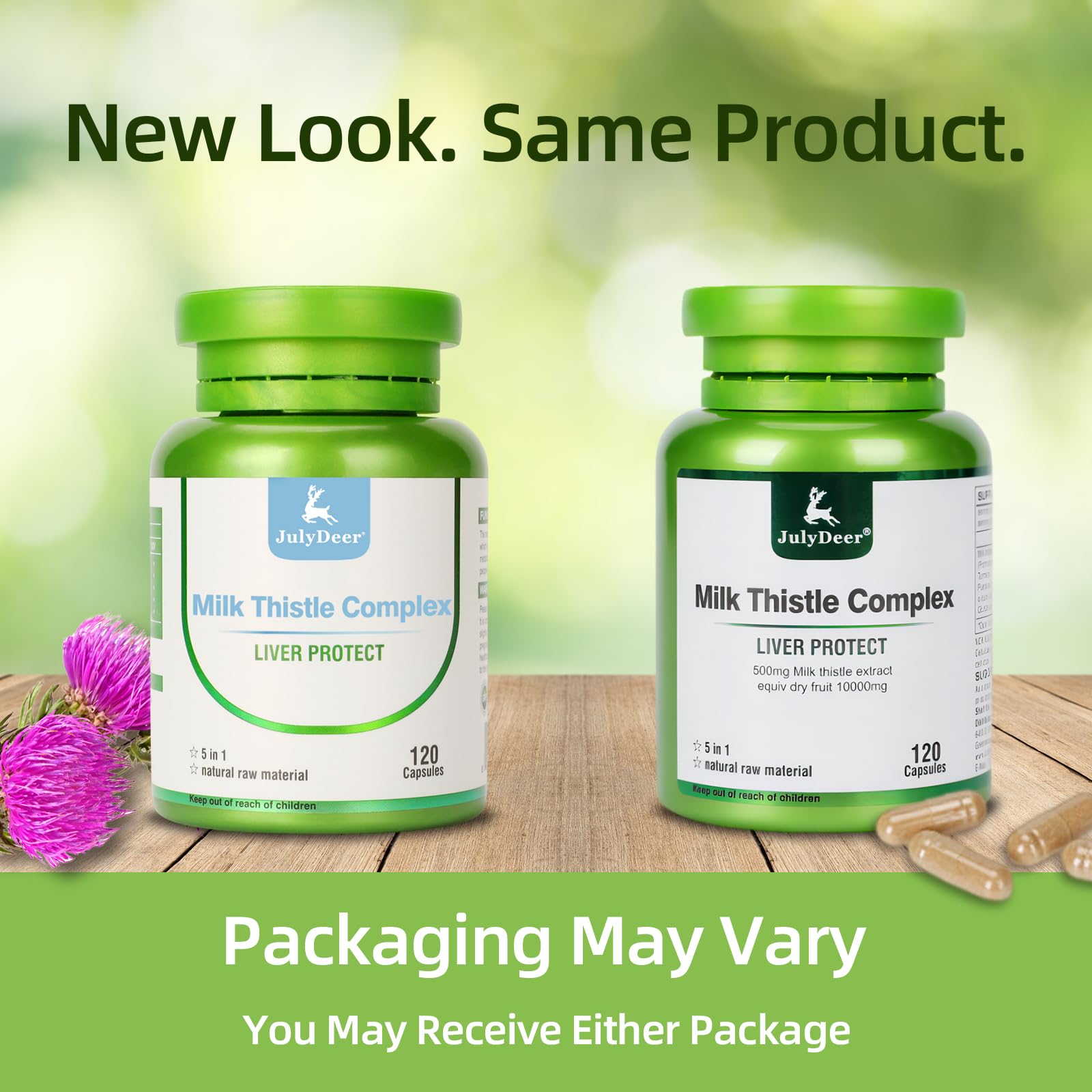 JulyDeer Glutathione 20 mg showcases protective-looking formula.