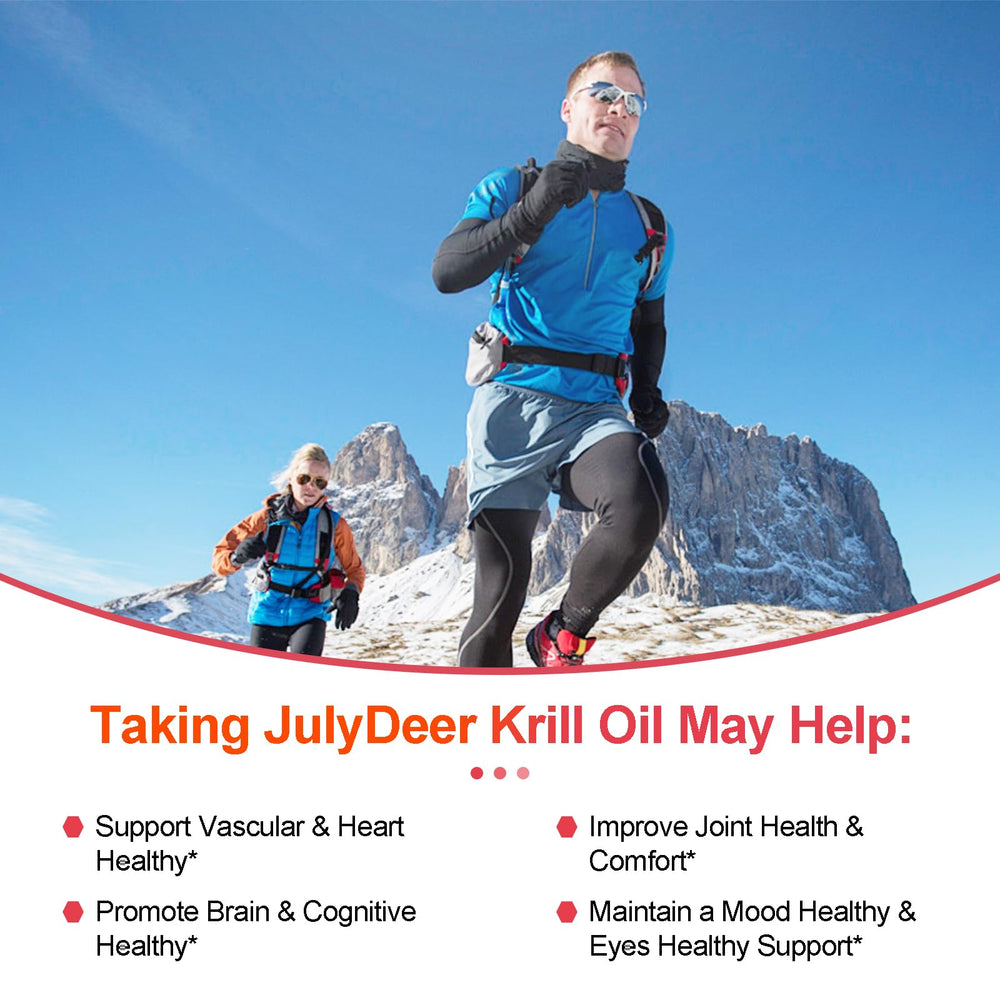 JulyDeer Krill Oil third-party lab tested seal for safety and potency
