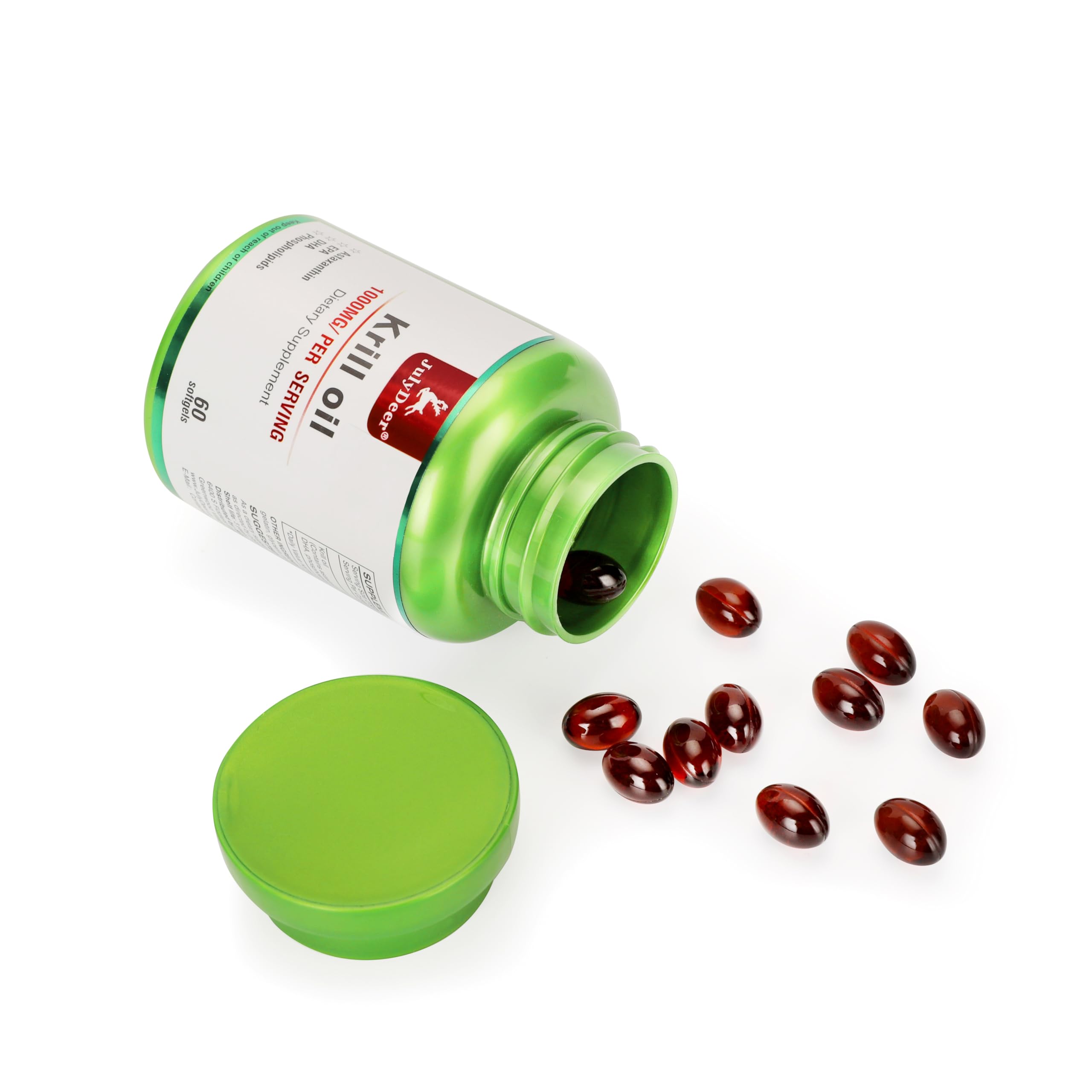 Lifestyle shot of a person with JulyDeer Krill Oil as part of daily wellness