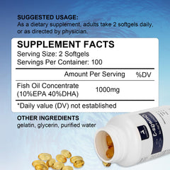 JulyDeer omega-3 softgels pack shown for daily dosing convenience.