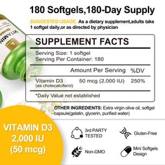 JulyDeer Vitamin D3 softgels closeup highlights easy daily supplementation.