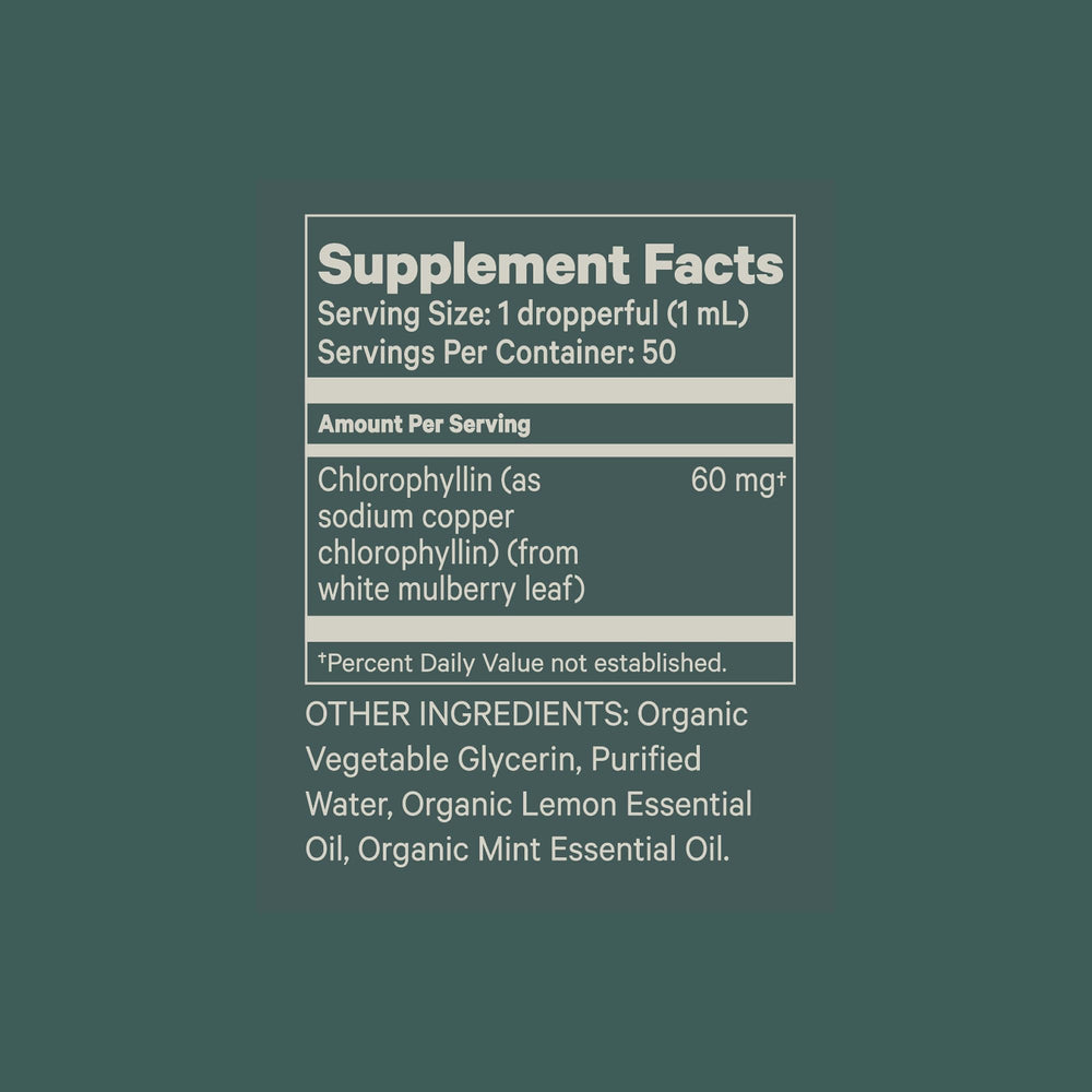 Juna Chlorophyll Drops after workout for hydration and freshness