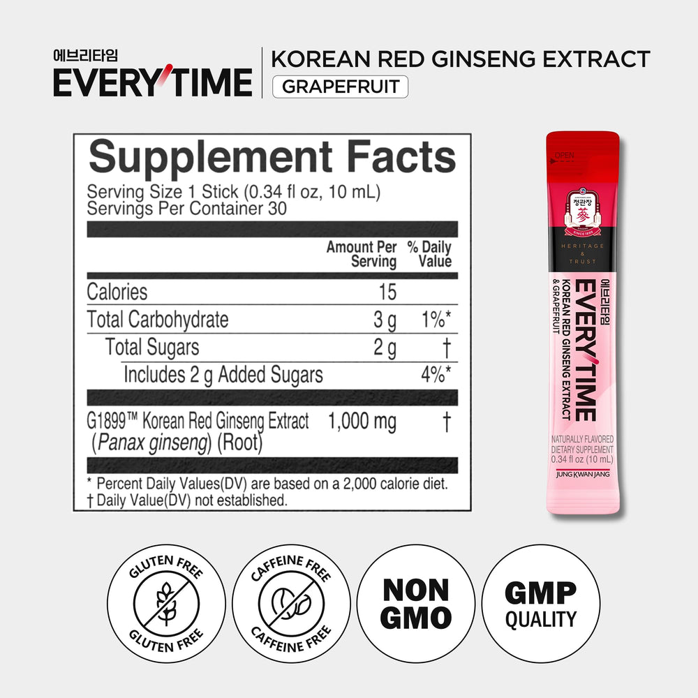 Vegan-friendly label on Everytime energy stick packaging