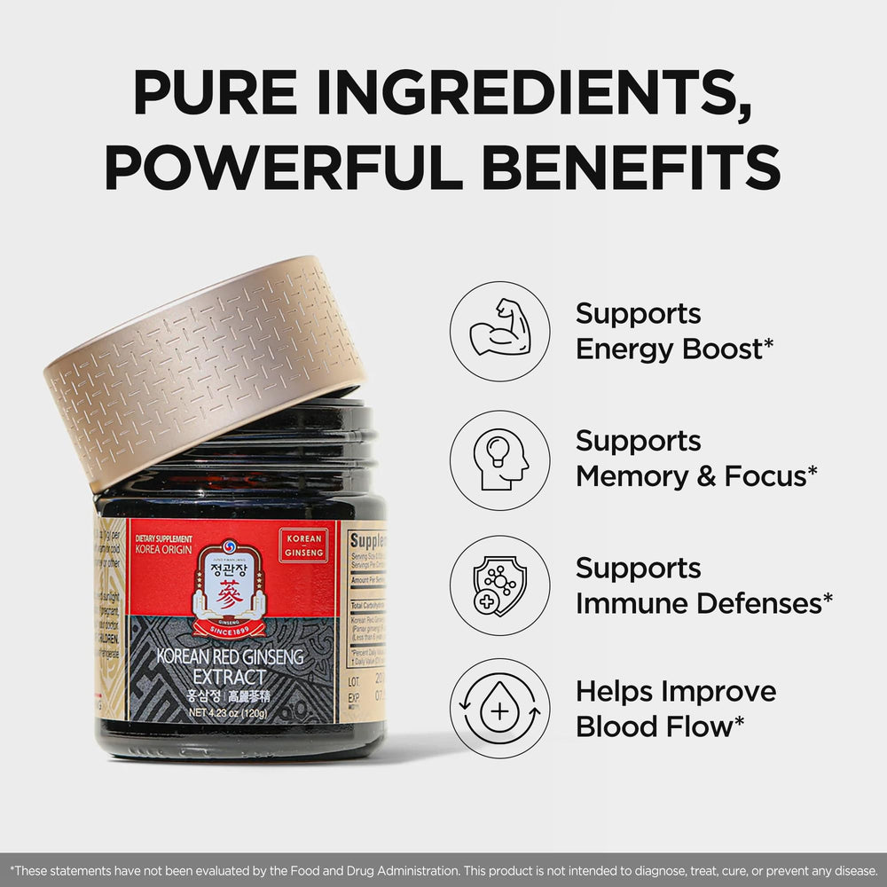 Ginseng paste in bottle ready to mix into water for a refreshing routine