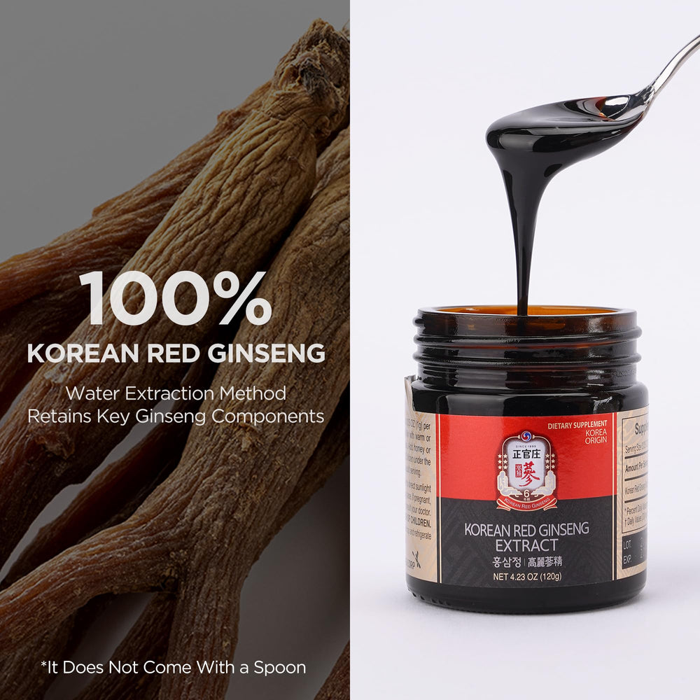Jung Kwan Jang red ginseng paste close-up showing smooth texture