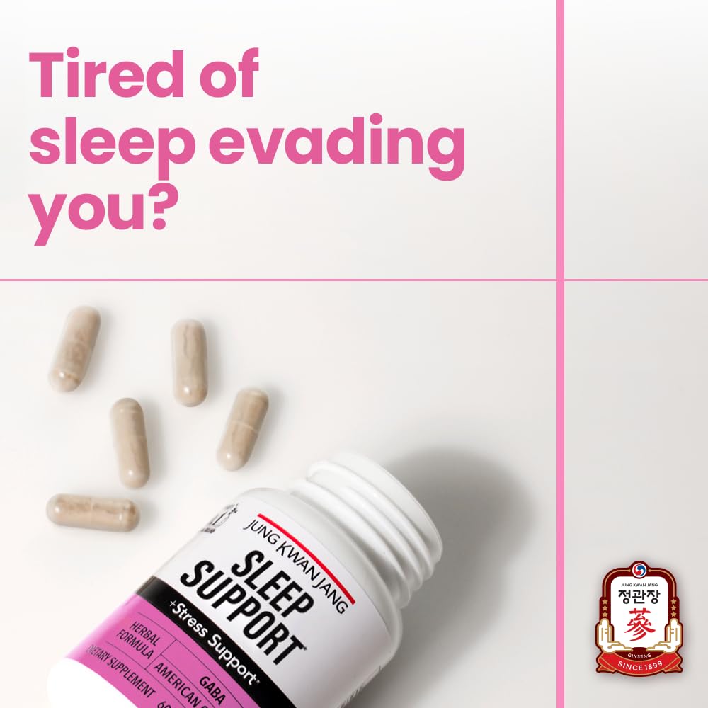 Jung Kwan Jang Sleep Support GABA American Ginseng root visual
