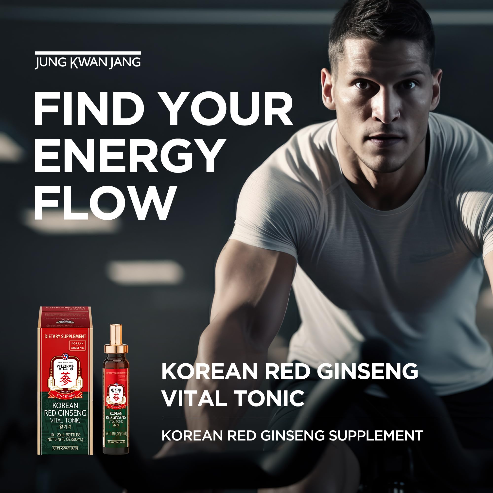 JungKwanJang Vital Tonic ginger splash in a shot for daytime clarity