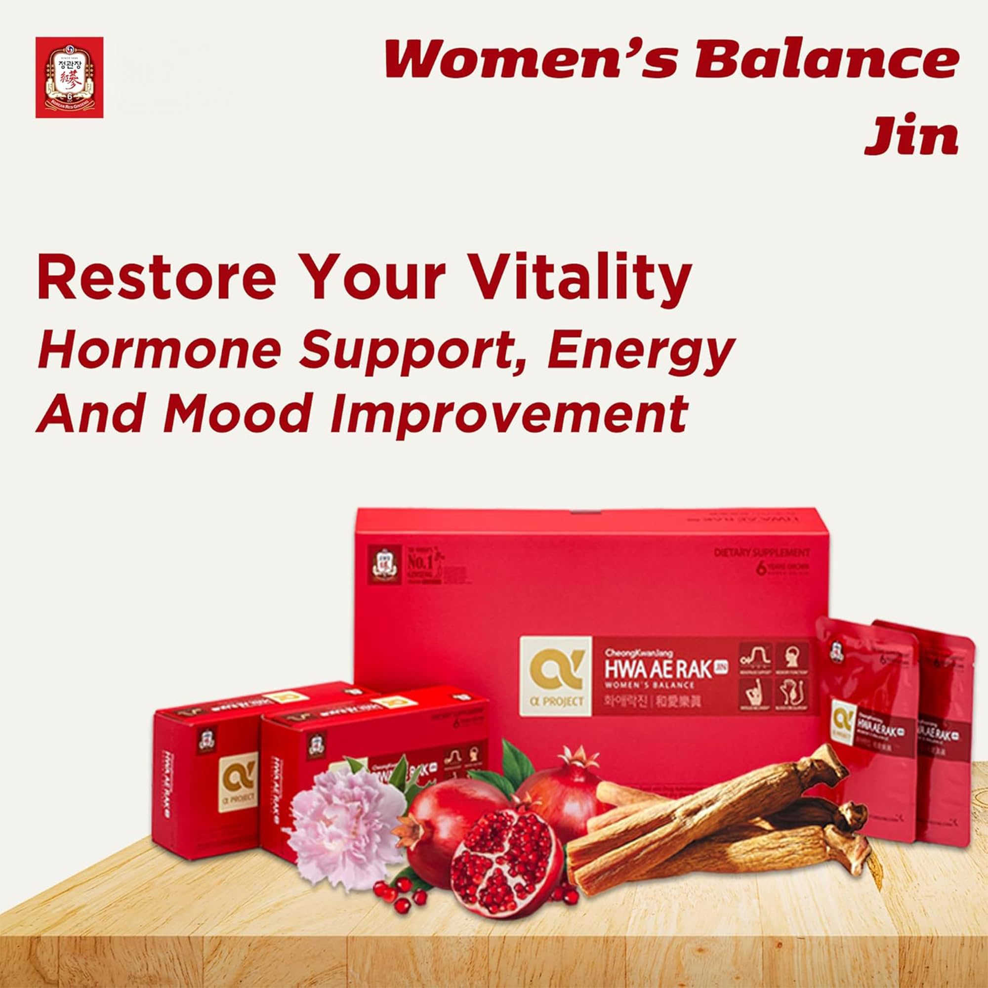 JUNG KWAN JANG Women's Balance Pouches front view for convenient daily supplement ritual