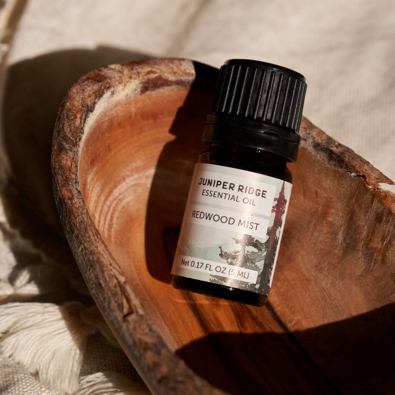 Juniper Ridge Redwood Mist diffuser setup for a calming room fragrance.