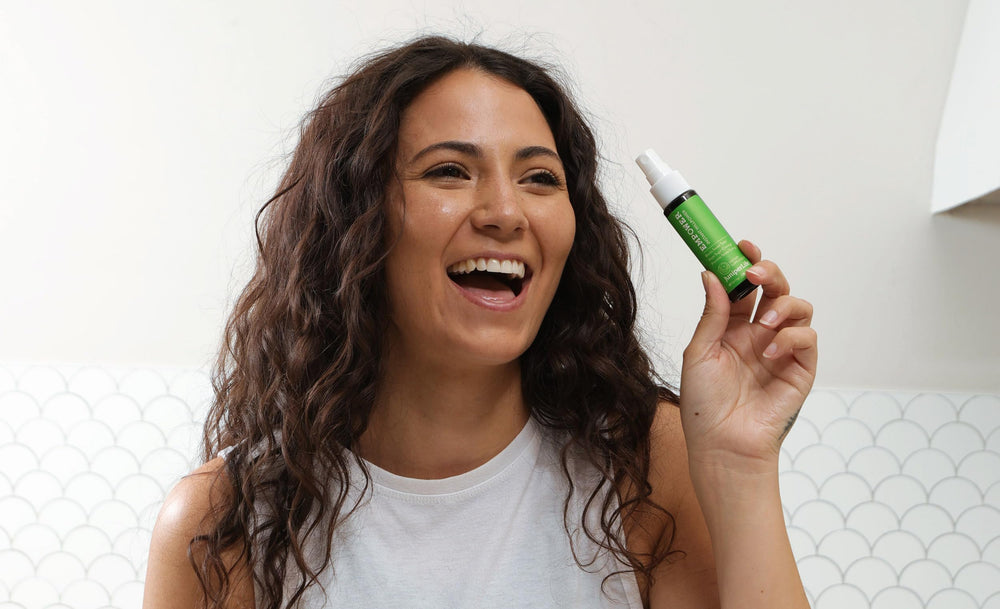 JuniperLIfe Empower travel-size spray ready for discreet use