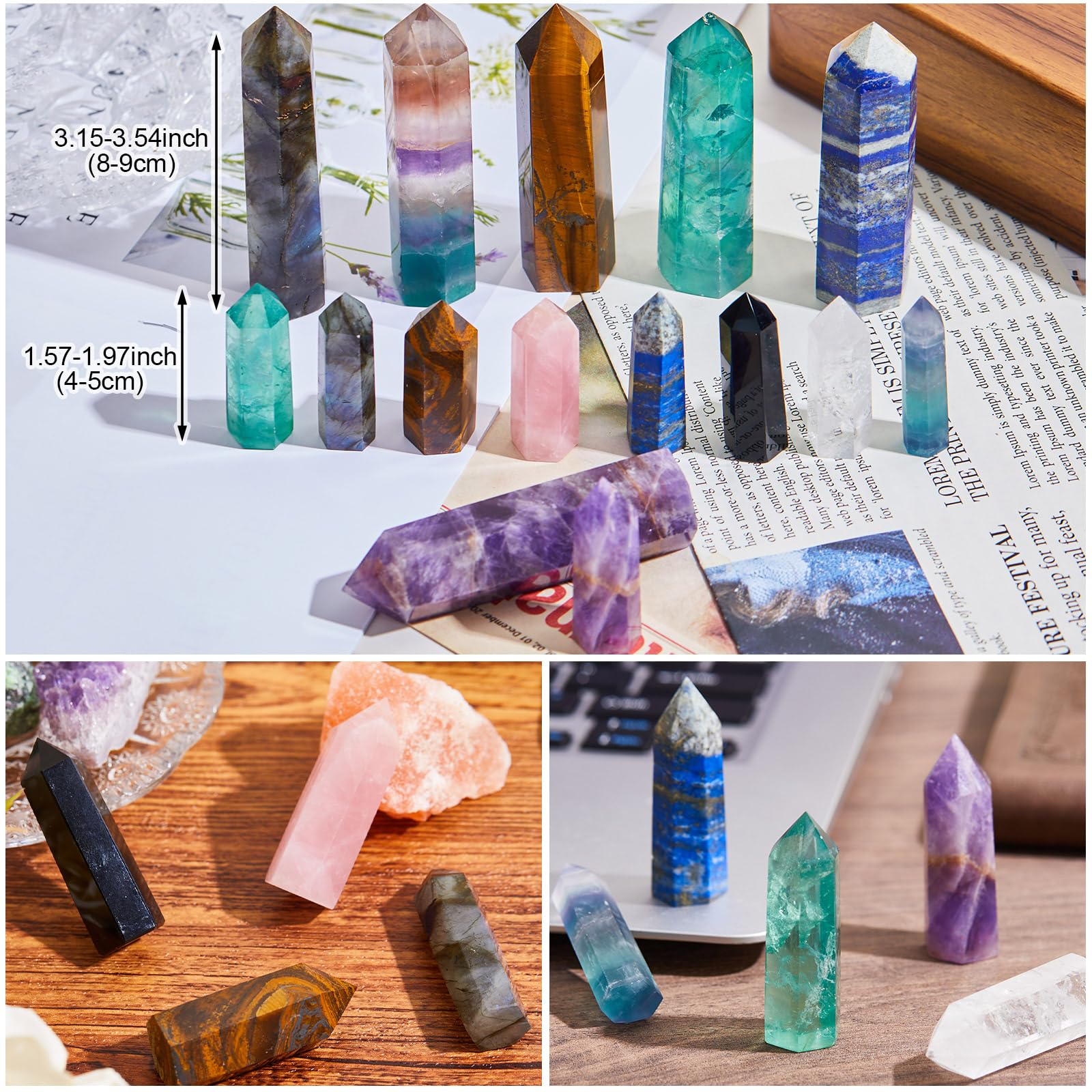 Junkin healing crystal wand obsidian—protection from negativity and grounding.