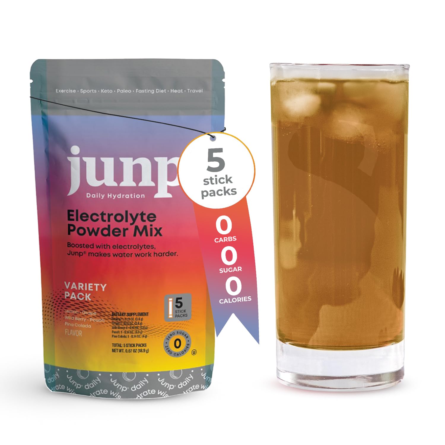 Daily-use JUNP hydration supports busy routines with ease.