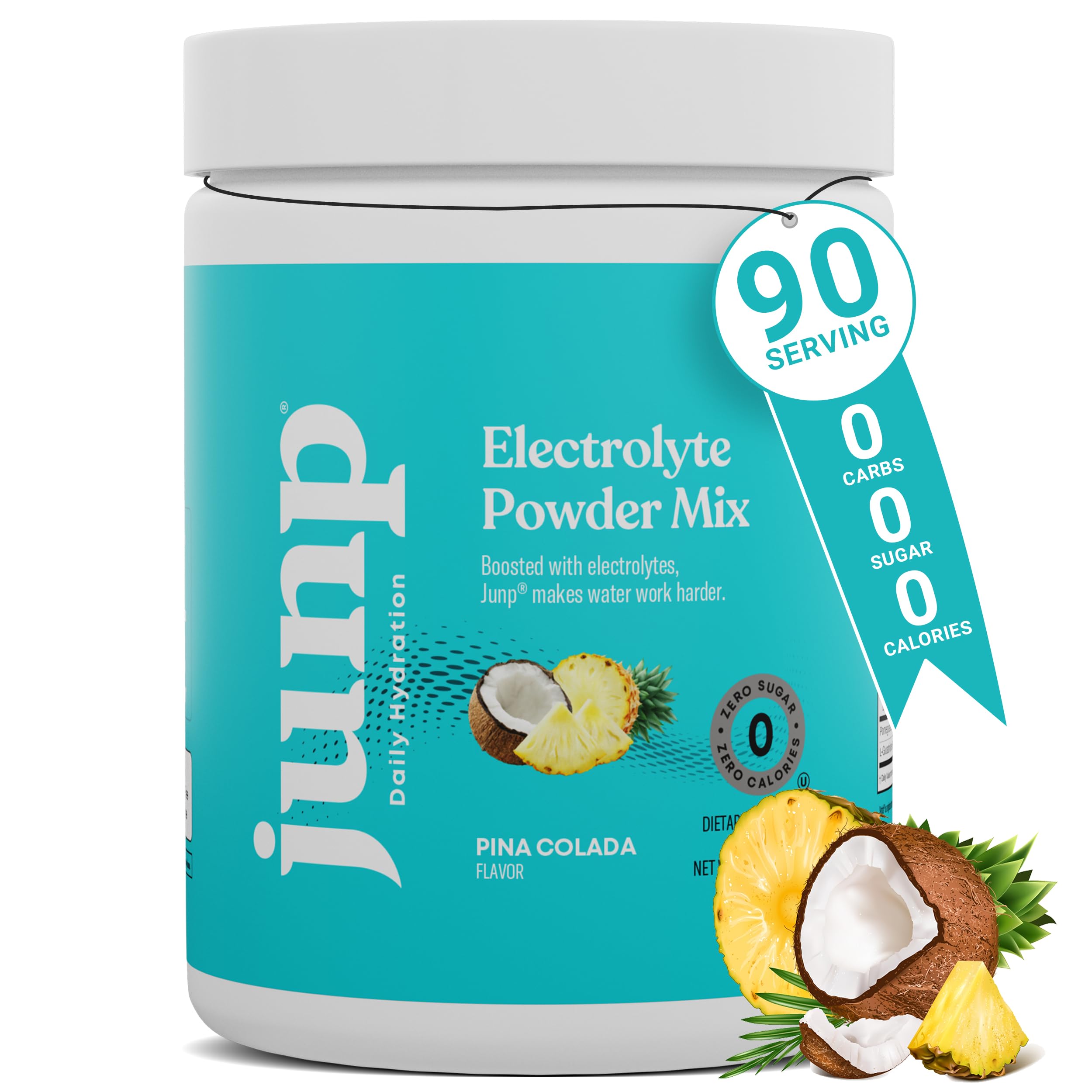 JUNP electrolytes powder dissolving in water for easy hydration