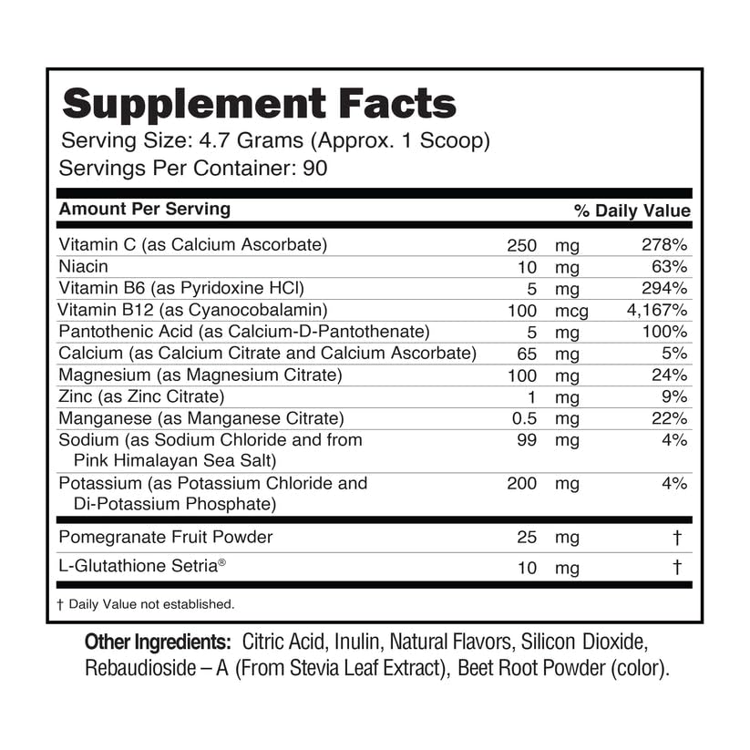 JUNP electrolytes powder in a glass of water shows clear, refreshing drink.