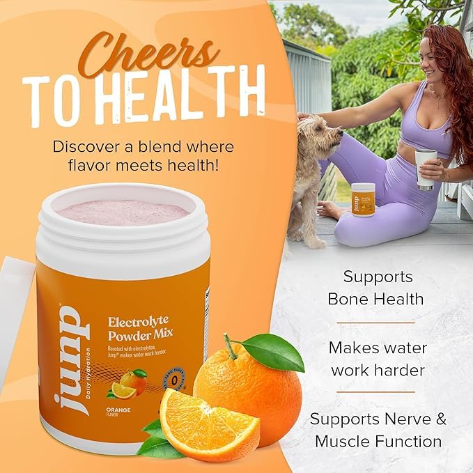 JUNP packaging featuring Kosher and Non-GMO certifications