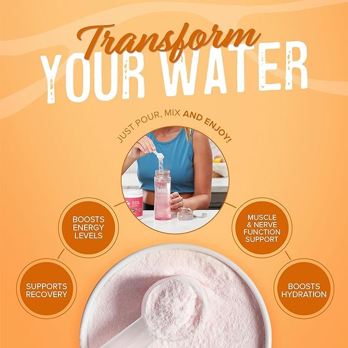Vegan-friendly JUNP electrolytes label on the container