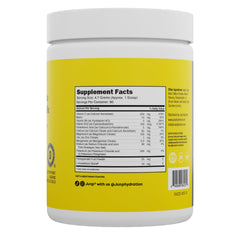Pouring JUNP Lemonade Electrolyte Powder into water for sugar-free hydration.